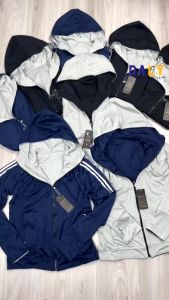 Aó chống nắng Nam phối sọc tay mặc được 2 mặt LCXAN39