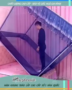 Màn Mùng Khung Không khoan tường cao cấp - Đủ kích thước 1m21m41m61m82m2 . 2 cửa cao cấp tiện lợi mẫu độc quyền. Màn Khung 3 Cửa Tiện Lợi Cho Trẻ Màn Muỗi Dệt Thủ Công Cao Cấp - Lazada