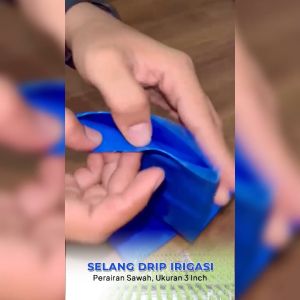 Selang Irigasi Sawah 3 Inch 20-25 Meter Biru Selang Drip Irigasi Selang Pertanian High Quality COD