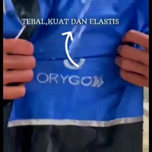 JAS HUJAN RAINCOAT Pria Wanita Terbaru By ORYGO Anti Rembes Original Mocca