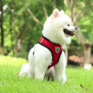 Reflective Pet Harness for Small Medium Dogs Cats Breathable Pets Vest Harnesses And Leash Set For Beagle Pug Dog Accessories