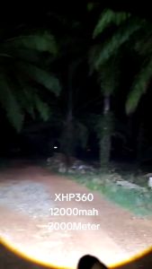 New XHP360 Super Bright TorchLight Long-shot 3000M USB Rechargeable LED Flashlight Zoomable Handheld Search Light