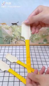 Flexible Scrapers Baking Mixing Tool Silicone Spatulas Heat Resistant Spoon Spatula Non-Stick