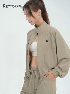 Reytorrm Jaket Anti UV Olahraga Wanita Lengan Panjang UPF50+ (WT005)