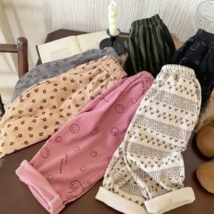 Spring Autumn Crawler Boys and Girls Corduroy Trousers Korean Style Baby Harem Pants Baggy Pants Crawler