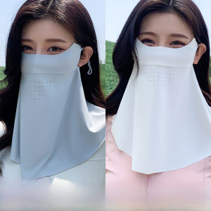 Miiow | Cat Woman Ice Silk UV Protection Neck Mask Women Summer Full Face Lightweight Breathable Sunscreen Neck Cover Ice Skin Mask