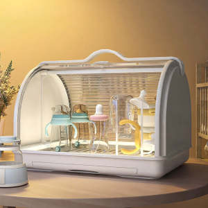 YEYA | Baby Bottle and Utensil Storage Box with Dust Cover
