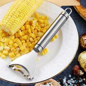430 Stainless Steel Manual Corn Thresher Portable Multi-functional Fruit and Vegetable Home Kitchen Gadget