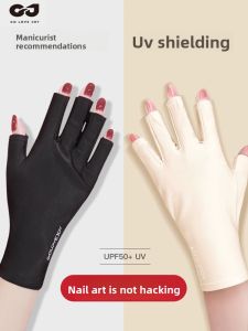 Golovejoy | UV Protection Anti-Sunburn Manicure Gloves Half-Finger