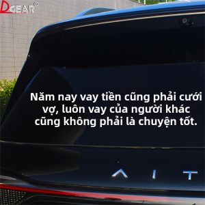 Dán Xe Hài Hước Sáng Tạo Chống Nước cho Cửa Sổ Sau