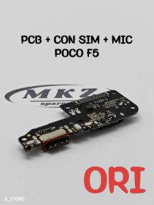 CONNECTOR CHARGER + CONNECTOR SIMCARD POCO F5 ORI PAPAN KONEKTOR CAS PCB BOARD FLEXIBLE CAS POCO F5 ORIGINAL + IC