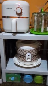 Air Fryer Advance Low Watt 600 watt kapasitas 2.4L Mesin Penggoreng Tanpa Minyak Anti Lengket ADF-24A air fryer low watt murah / Air fryer mini / goreng tanpa minyak