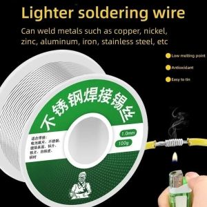 【Bella Room】 20/50/100g Universal Stainless Steel Low Temperature Easy Melt Solder Wire High Purity Tin Lead Alloy No Powder Solder Rod