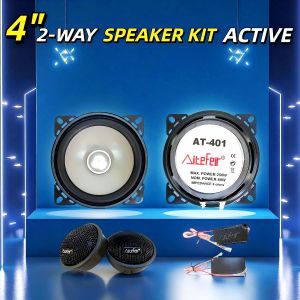 2 Pcs 4 inch 2-Way Speaker Set 500W Mid-woofer Tweeter 360W Media Filter Audio Sound System High Low Frequency Subwoofer Tool