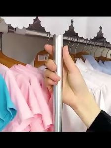 Lemari Baju Gantung Pipa Baja Lemari Pakaian Kain Sederhana Lemari Pakaian Kain Pipa Baja Tebal 23MM