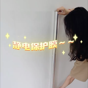 Transparent Waterproof Self-Adhesive Wall Protector Film | Removable & Easy Clean & Oil-Resistant for Kitchen Cabinet