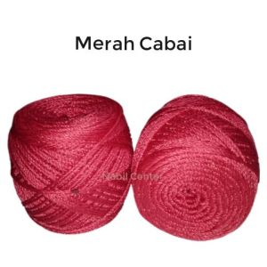 Benang rajut polyester D27 kilap berbagai macam warna/lebih dari 50++ pilihan warna (105 gram) Benang rajut premium 100%Polyester/Polykilap&dop/Polynice benang rajut/seri merah