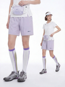 Light Breathable A-Line Wide Leg Shorts Female