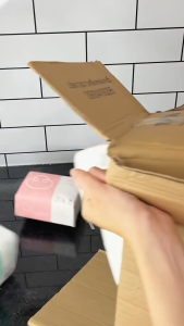 Khăn ăn thùng 30 gói giấy ăn Top Gia  giấy rút gấu trúc 300 tờ/ 3 lớp trộn nhiều màu sắc daimịnkhông tẩy trắng khăn giấy Topgia