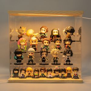 Full Set Anime Figurines Chara Model Toy Collectible PVC Ghost Slayer CCG Yuu Japanese Animation Statues Toys for Collection