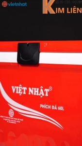 Phích Thùng đá vuông 60L nhựa VIỆT NHẬT - Giữ nhiệt tốt quai xách bánh xe du lịch - 3960