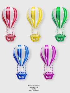 Outdoor Hot Air Balloon Kite Foil Floating Air Balloon Wedding Decoration Cartoon Childrens Inflatable Toy