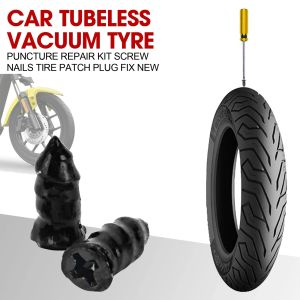 Vacuum tire repair nail car tire universal puncture screw puncture kit car patch puncture repair rubber（just for tubeless）