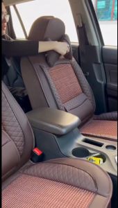 Hyundai Car Seat Covers SetFull Coverage Leather Ice silk Seat Protector With fixed lumbar support For Accent Eon Genesis coupe Getz Elantra Tucson Kona i10 Matrix Build Aslan (5-seater luxury Set)