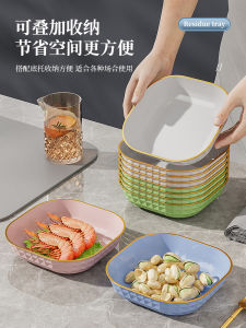 New Arrival Japanese Style For Home Spit Bones Flat Ware Food Grade Table Waste Side Plate Table Top Dish with Bones