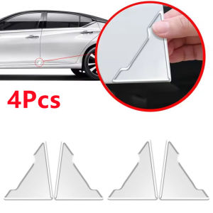 Universal Car Door Corner Anti-collision Covers Transparent Silicone Protector Anti-Scratch Stickers Door Protection Cover