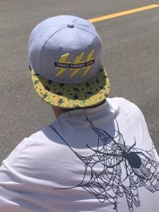 Street Style Flat Brim Baseball Cap Small Duckbill Outdoor Sun Protection Beach Student Large Head Size Small Face Appearance