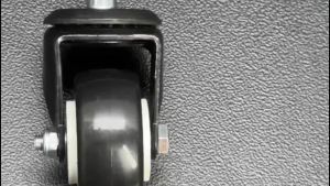 Office Chair Caster Wheel Pvc+Steel Socket Stem Swivel Black Universal Replacement Trolley Wheels(Per Plece)