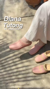 ONE LOVE DIANA SEPATU BUSTONG FLAT MULES WANITA