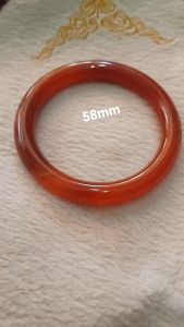 🌶💦🌶 Vòng mã não đỏ Đậm vân ni 58mm x chột 92mm nữ mệnh hỏa mệnh thổ 55kg - 65kg đeo có 450k ạ