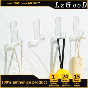 3 cái móc keo Acrylic Móc Chìa Khóa quần áo mạnh mẽ Punch-Miễn phí nhà vệ sinh phòng tắm cửa phòng ngủ phía sau tường traceless móc