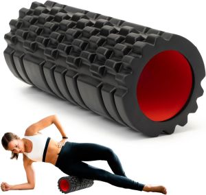 13" High Density Foam Roller for Deep Tissue Massager Exercise Patented Muscle Massage And Myofascial Trigger Point Relief