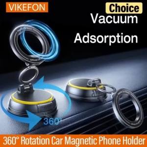 360 ° Giá Đỡ Điện Thoại Từ Tính Xoay Được Đế Hút Chân Không Giá Đỡ Đa Năng Cho iPhone Dùng Được Khi Tập Gym/lái Xe Giá Đỡ Nam Châm An Toàn