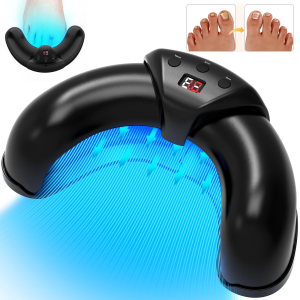 KTS Nail Fungus Laser Device Toenail Fungus Cleaning Machine 12x470nm 6x910nm Cure Onychomycosis Time display 2000mA 10 minutes