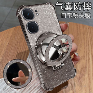 Anti-Fall Silicone Phone Case for Vivo iQoo Neo9 pro Transparent Womens Model with Lens Film Protection High Aesthetic Value