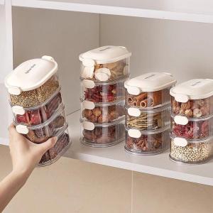 Quality Spice Storage Box Home Kitchen Sichuan Peppercorns Large Spices Storage Container Sealed Food Divider Box