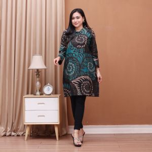 Baju Batik Wanita Tunik Batik Modern Terbaru