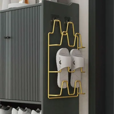 NIFENG | Wall Mounted Narrow Drip-drying Slipper Shelf