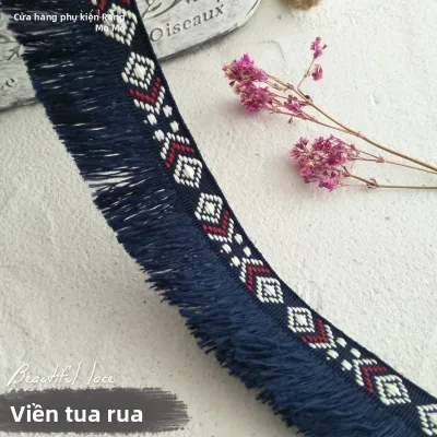 Vải Voan Viền Ren Thủ Công DIY Cho Váy Tay Áo Cổ Xếp Ly Ren Viền Trang Trí Nhà Cửa May Vá