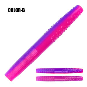 Spinpoler Fat Worm Senko Finesse Tpr Ned Worm Rig 2.75" Stickbait Soft Fishing Lures Swim Bait 14pcs With Box Swimbait Bass Pike