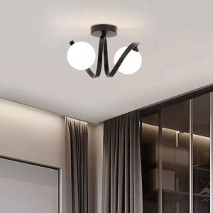Retail And Wholesale Nordic Iron Aisle Corridor Light Simple Modern Entrance Hall Creative Staircase Balcony Ceiling Lamp