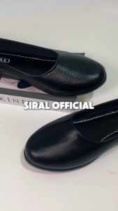 SIRAL Flat Shoes Elegan Hitam Wanita