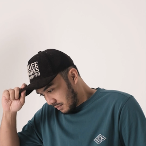 MGee Topi Pria Hat Trucker Baseball M gee Hatch C090 Dark Brown