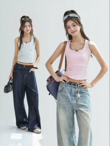 Bow Summer Sweet Date Resort Style Tank Top
