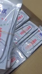 P5u7 120ซม. วงกลมถักสแตนเลสเข็มถักเครื่องมือที่มีคุณภาพสูงทอผ้างานฝีมือโครเชต์