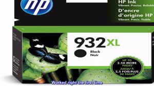 หมึกปริ้นเตอร์ HP 932XL High Yield Black Original Ink Cartridge (CN053AA)ของแท้ หมดอายุ 28.02.2024